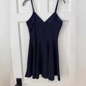 Elegant Navy Blue Dress